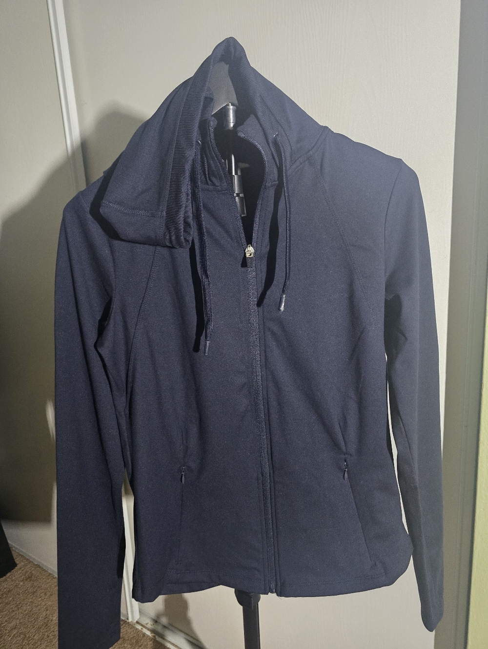 Jockey Navy Full-Zip Hooded Jacket